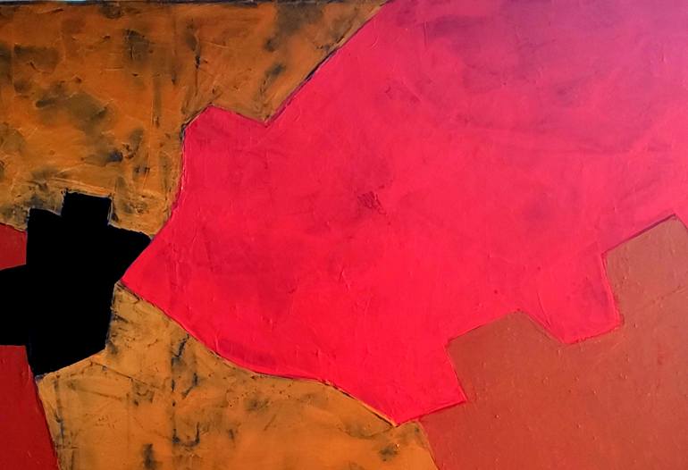 Original Abstract Expressionism Abstract Painting by Esteves De Cooman