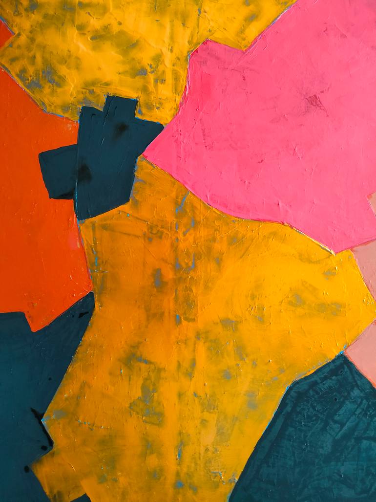 Original Abstract Expressionism Abstract Painting by Esteves De Cooman