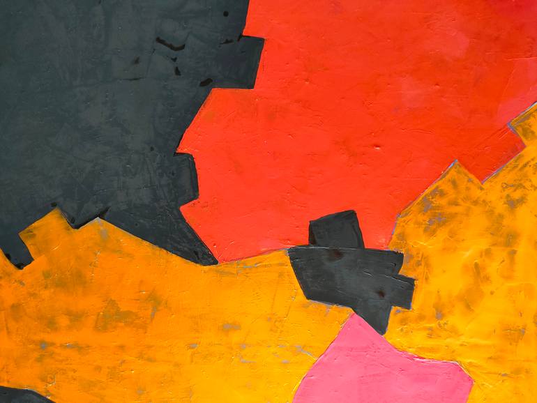 Original Abstract Expressionism Abstract Painting by Esteves De Cooman