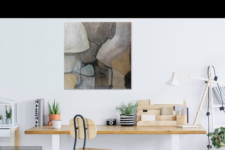 Original Abstract Painting by ESTEVES DE COOMAN