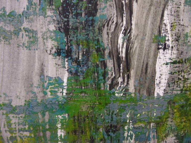 Original Abstract Expressionism Nature Painting by ESTEVES DE COOMAN