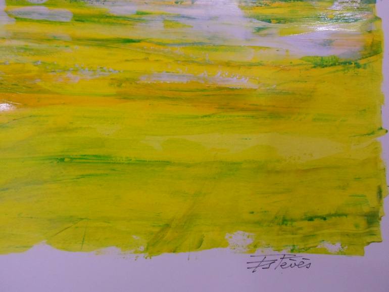 Original Abstract Landscape Painting by ESTEVES DE COOMAN