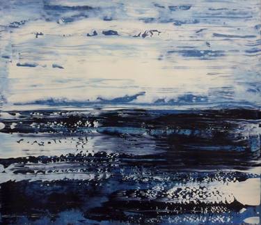 WINTER SEA 39X45 CM peinture sur papier thumb