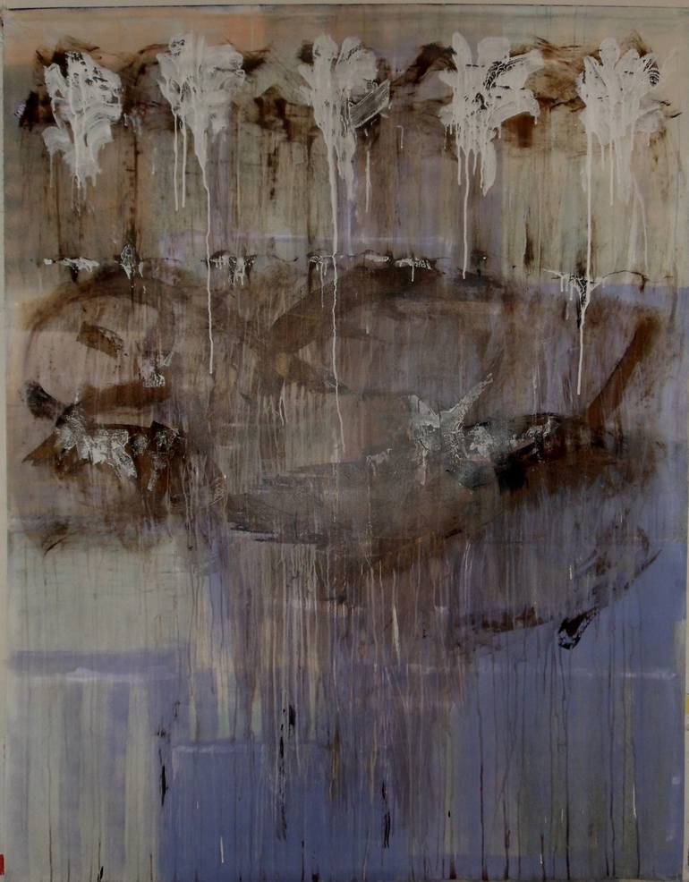 Print of Abstract Expressionism Seascape Paintings by Esteves De Cooman