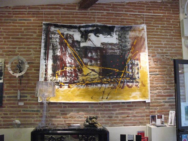 Original Abstract Painting by ESTEVES DE COOMAN