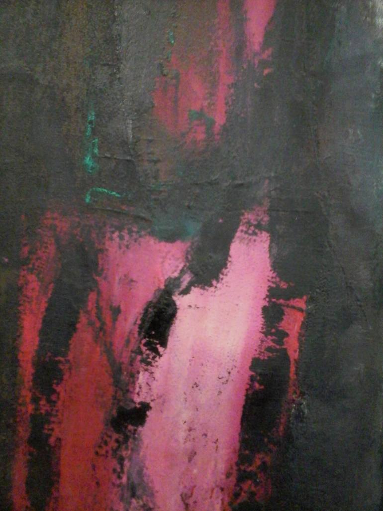 Original Abstract Expressionism Women Painting by ESTEVES DE COOMAN