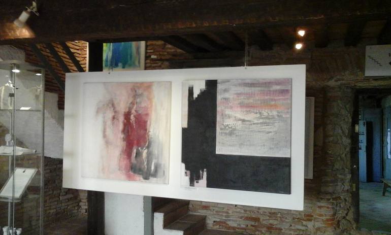 Original Abstract Expressionism Abstract Painting by Esteves De Cooman