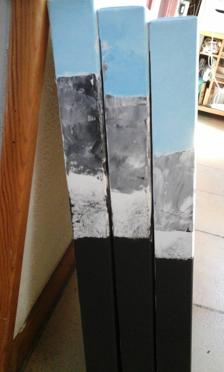 Original Abstract Expressionism Landscape Painting by Esteves De Cooman