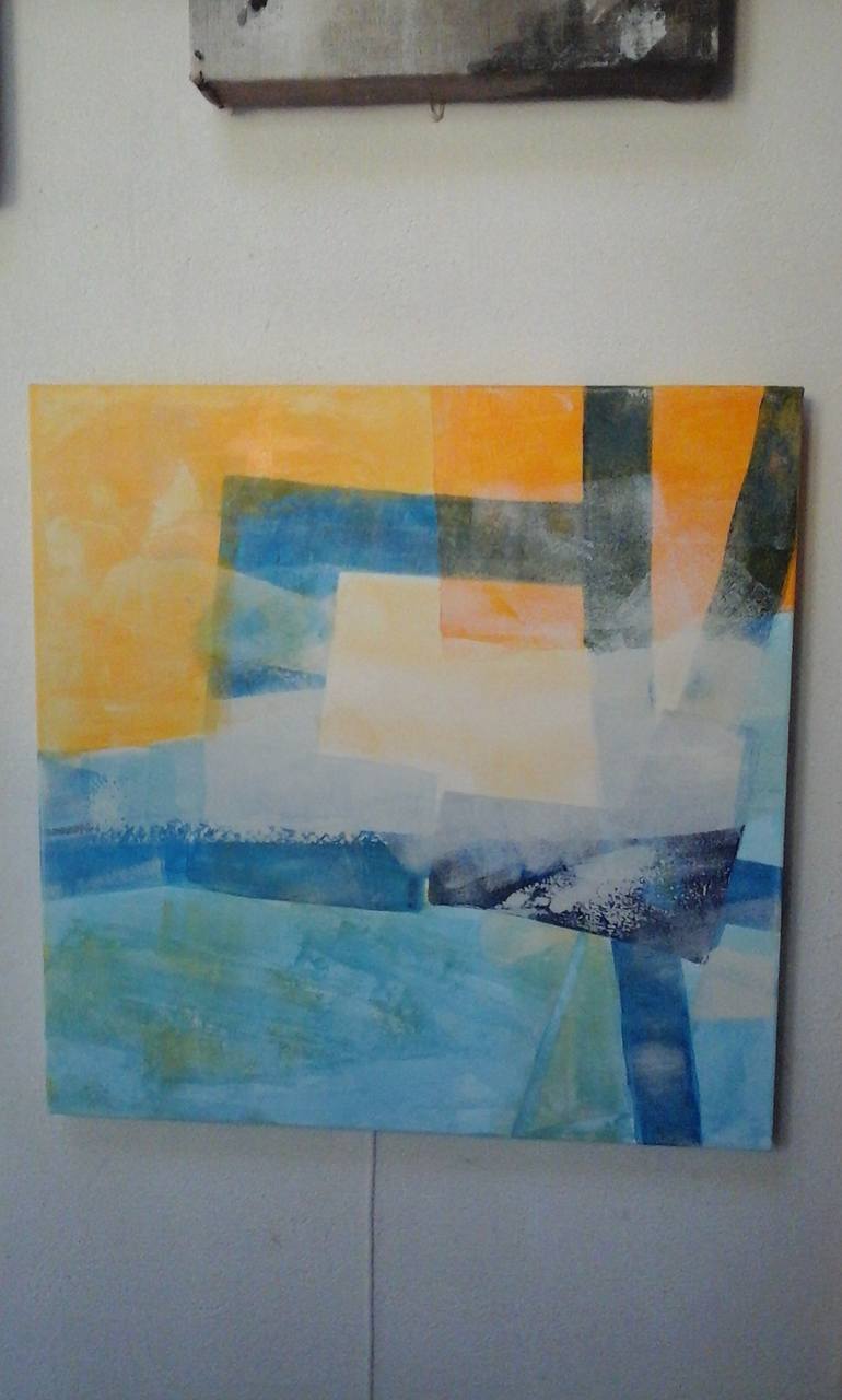 Original Abstract Painting by ESTEVES DE COOMAN