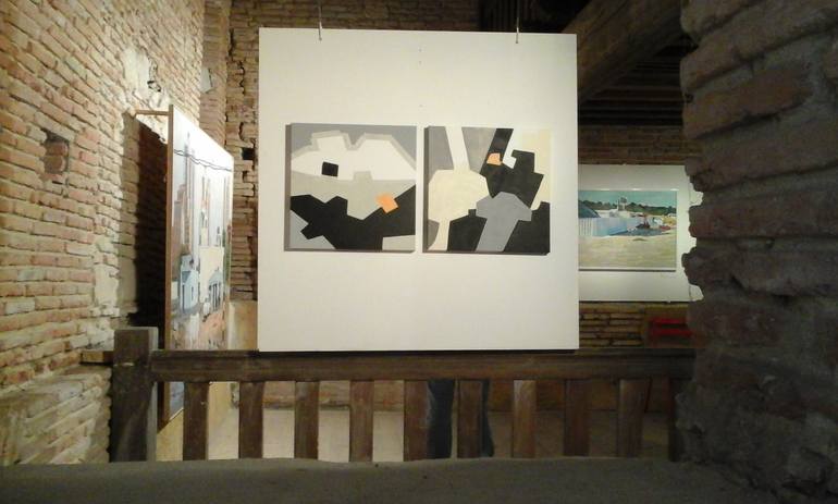 Original Abstract Expressionism Abstract Painting by Esteves De Cooman