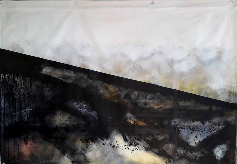Original Modernism Abstract Painting by Esteves De Cooman