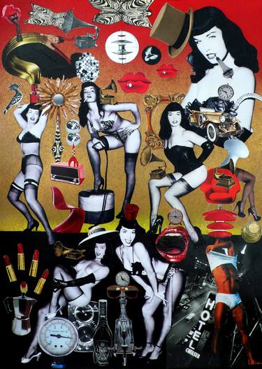 Original Pop Art Body Collage by SeedeR Side