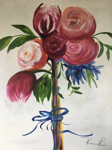 Original Floral Paintings by Kim Balentine