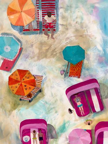 Print of Abstract Expressionism Aerial Paintings by Kim Balentine