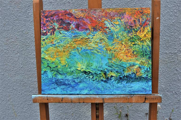 Original Abstract Expressionism Abstract Painting by Laura Williams