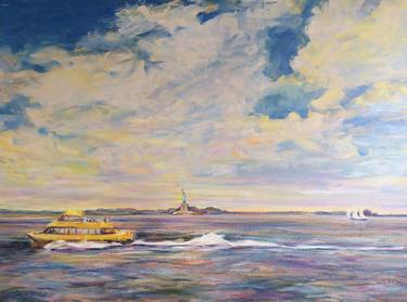 Fast Ferry, New York Harbor thumb