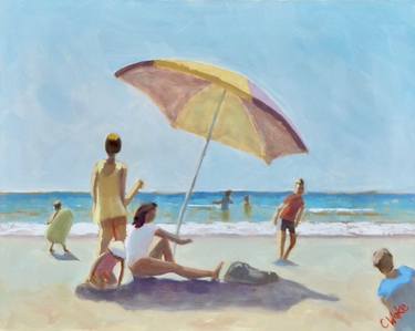 Original Fine Art Beach Paintings by Chris Wake