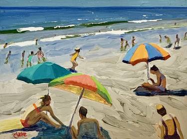 Print of Fine Art Beach Paintings by Chris Wake