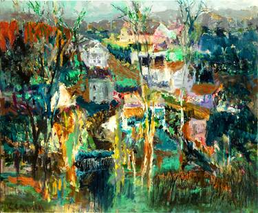 Original Expressionism Landscape Painting by Dmitriy Kedrin