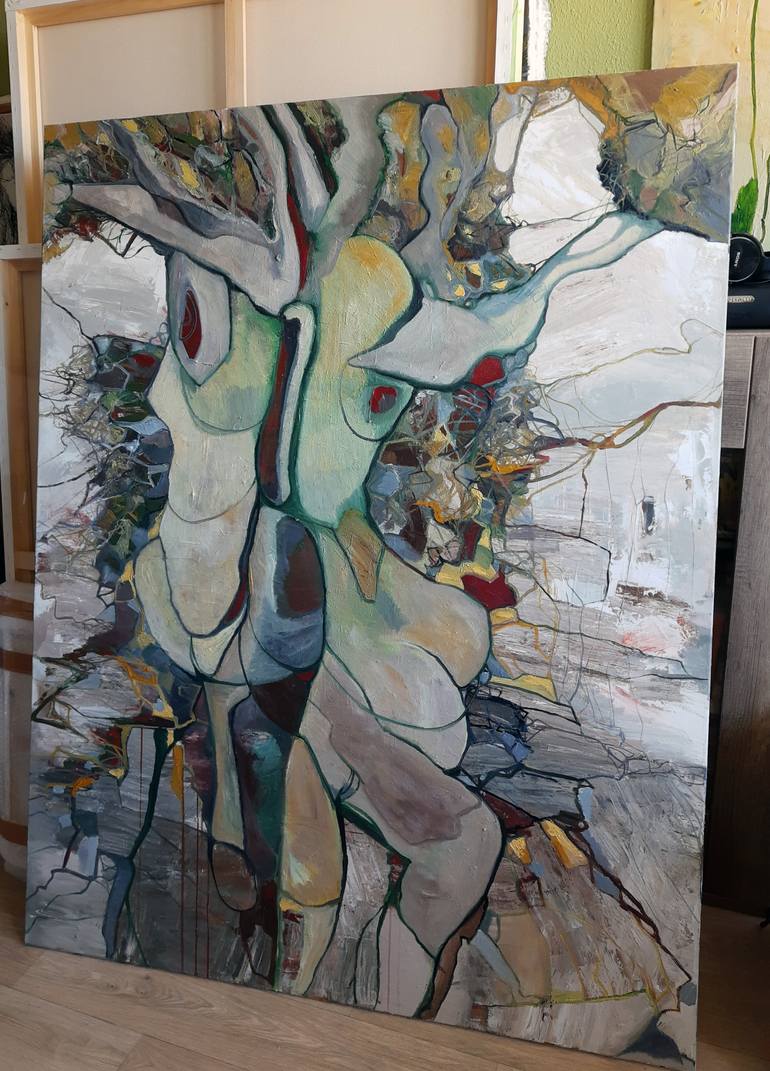 Original Abstract Painting by Jörg Kuplens