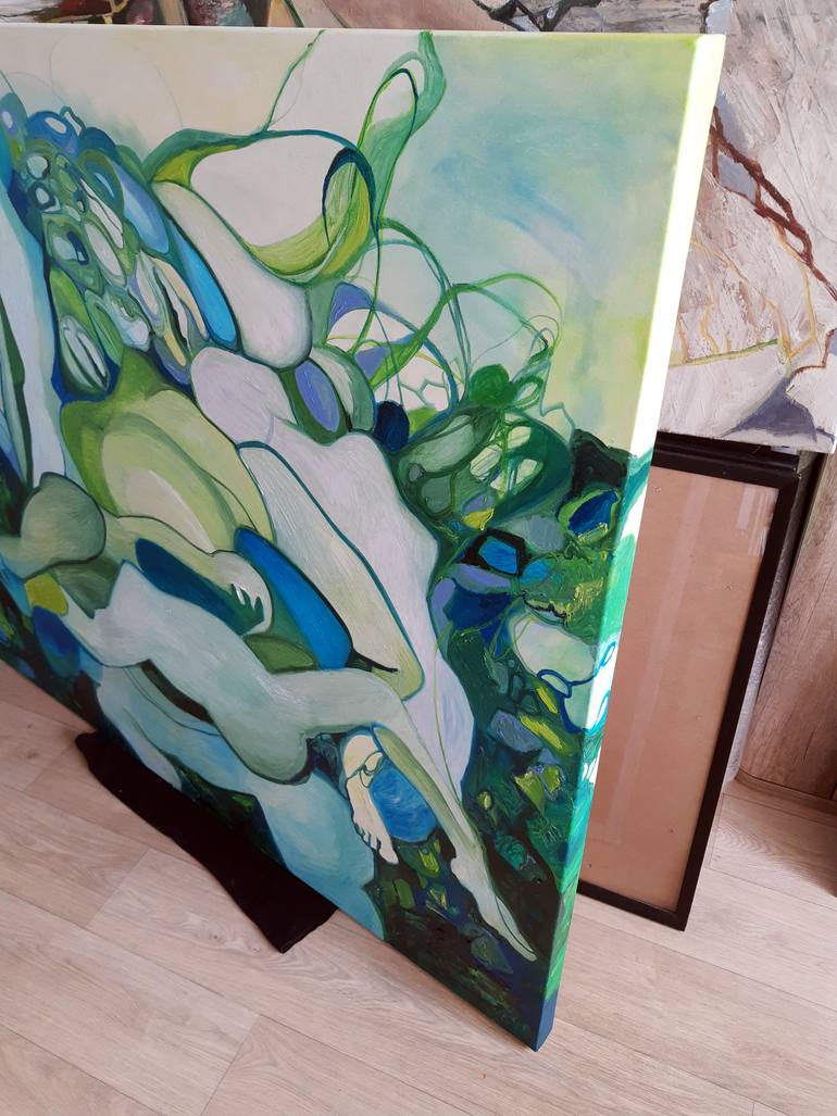Original Abstract Painting by Jörg Kuplens