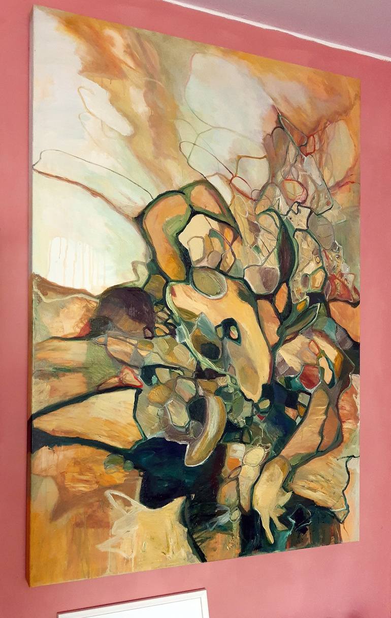 Original Abstract Painting by Jörg Kuplens