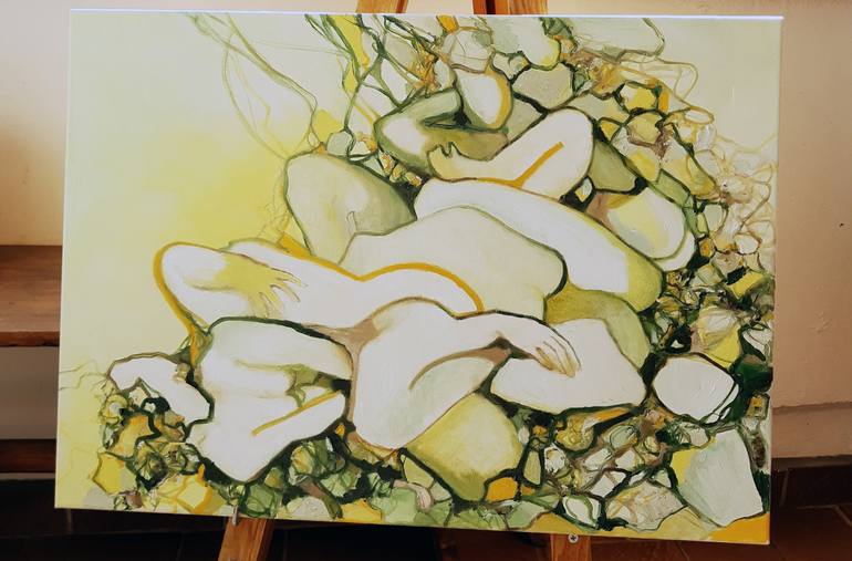 Original Abstract Painting by Jörg Kuplens