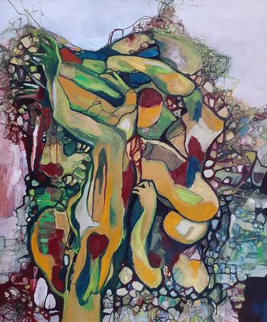 Original Abstract Painting by Jörg Kuplens