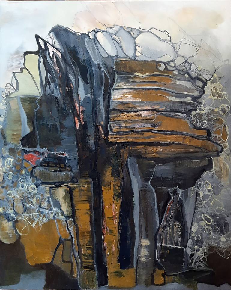 Original Abstract Painting by Jörg Kuplens