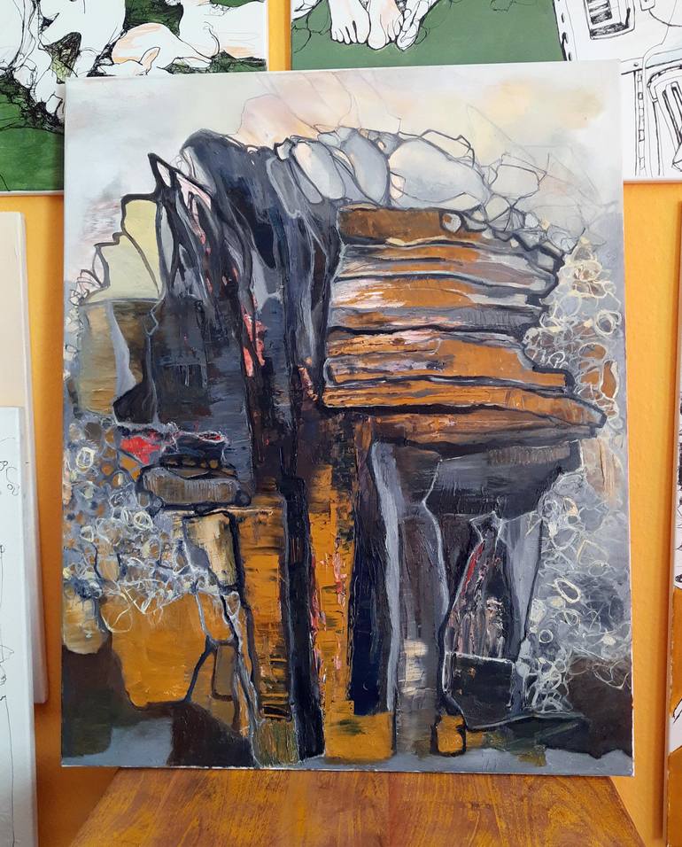 Original Abstract Painting by Jörg Kuplens