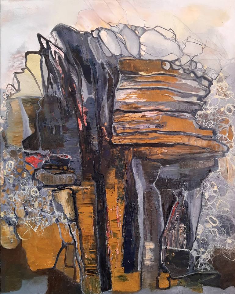 Original Abstract Painting by Jörg Kuplens