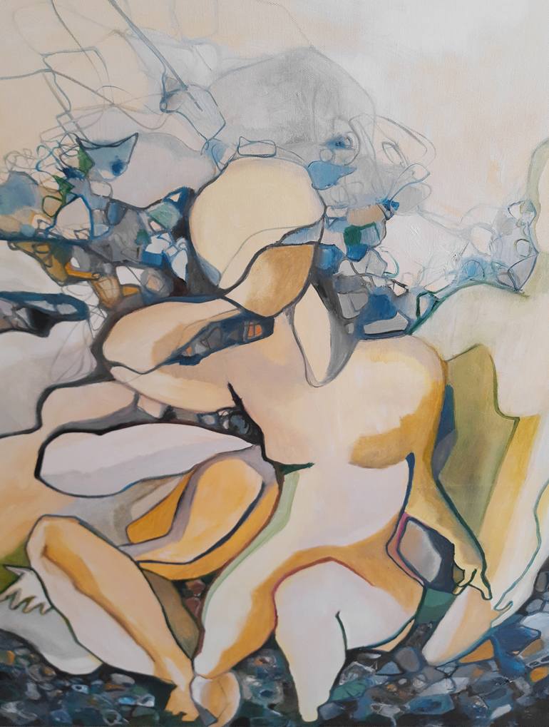 Original Abstract Painting by Jörg Kuplens