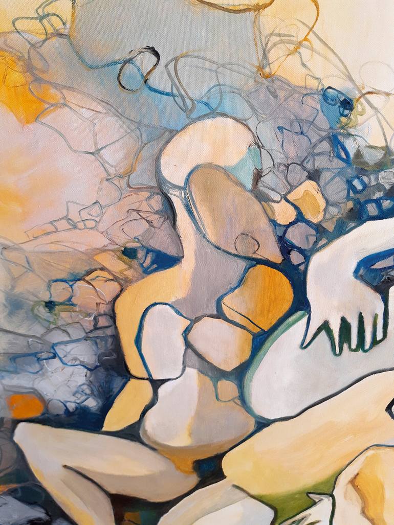 Original Abstract Painting by Jörg Kuplens