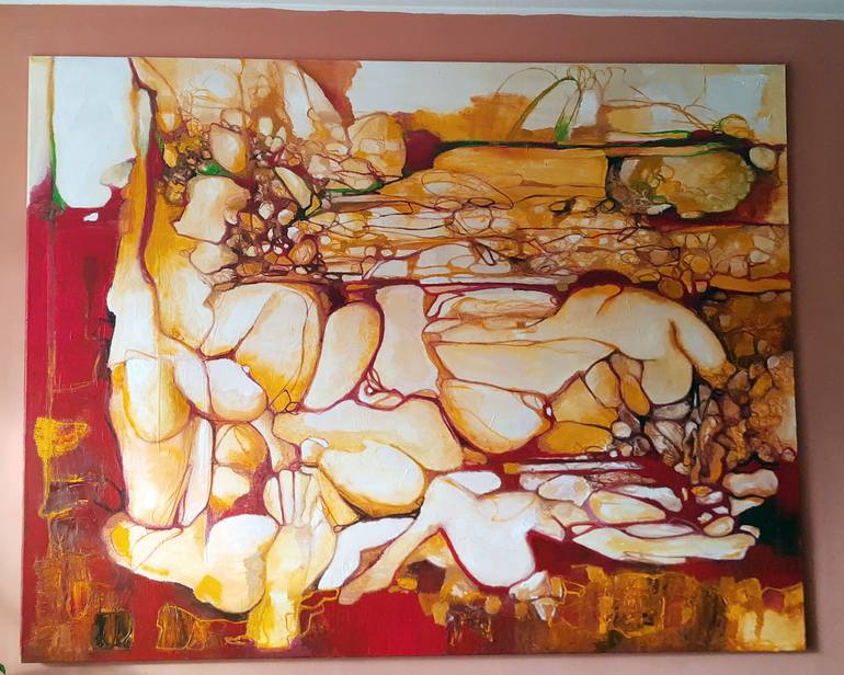 Original Abstract Painting by Jörg Kuplens