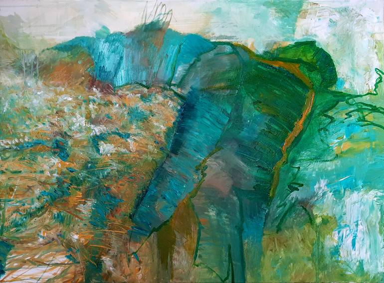 Original Abstract Painting by Jorg Kuplens | Abstract Art on Canvas | into the wild #6