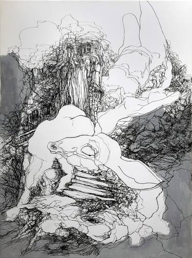 Original Abstract Drawings by Jörg Kuplens
