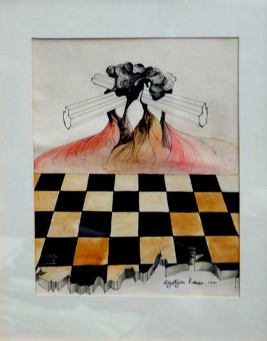 Print of Surrealism Fantasy Drawings by Krystyna Komar