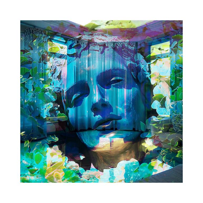 Original Water Photography by Paula Craioveanu | Contemporary Art on Paper | UNDER THE SEA #2 COLLAGE limited edition 4/20