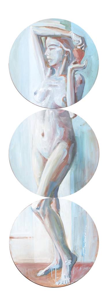 Original Expressionism Nude Paintings by Paula Craioveanu