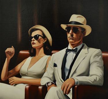 Original Pop Art People Paintings by Johnny Popkess