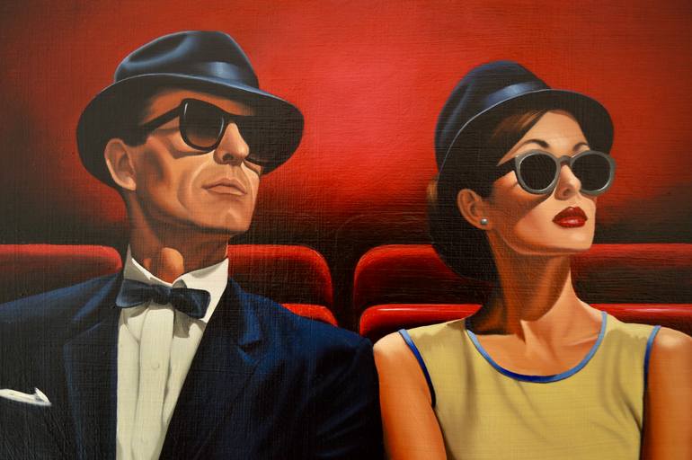 Original Contemporary People Painting by Johnny Popkess