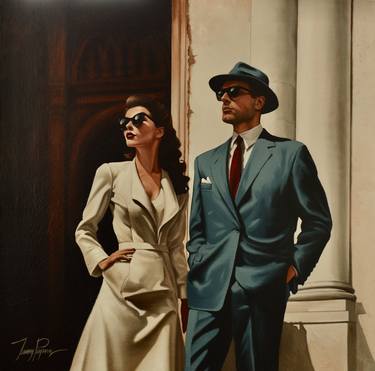 Original Realism People Paintings by Johnny Popkess