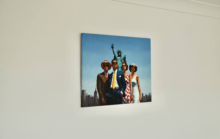 Original Contemporary People Painting by Johnny Popkess