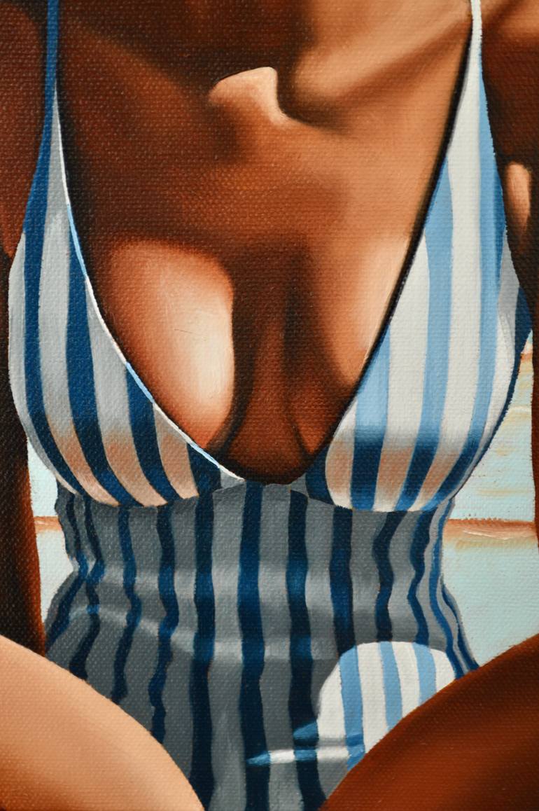 Original Contemporary Women Painting by Johnny Popkess