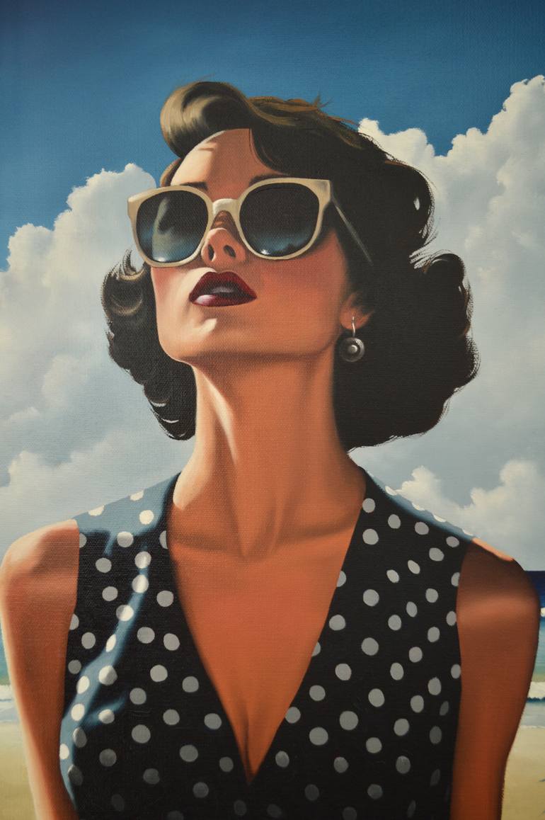 Original Contemporary Women Painting by Johnny Popkess