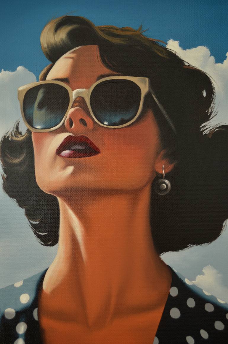 Original Contemporary Women Painting by Johnny Popkess