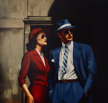 Original Contemporary People Painting by Johnny Popkess