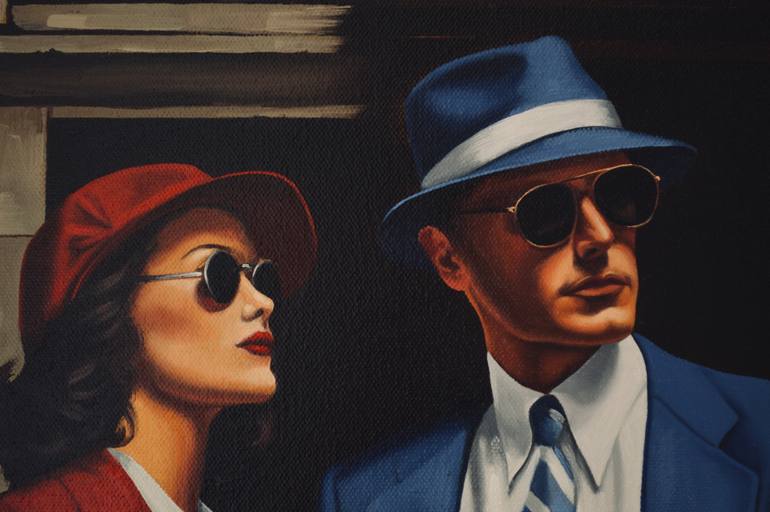 Original Contemporary People Painting by Johnny Popkess