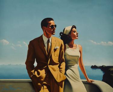 Original Figurative People Painting by Johnny Popkess
