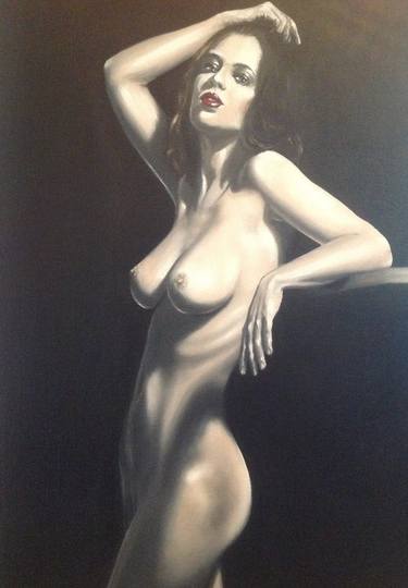 Print of Documentary Nude Paintings by Johnny Popkess